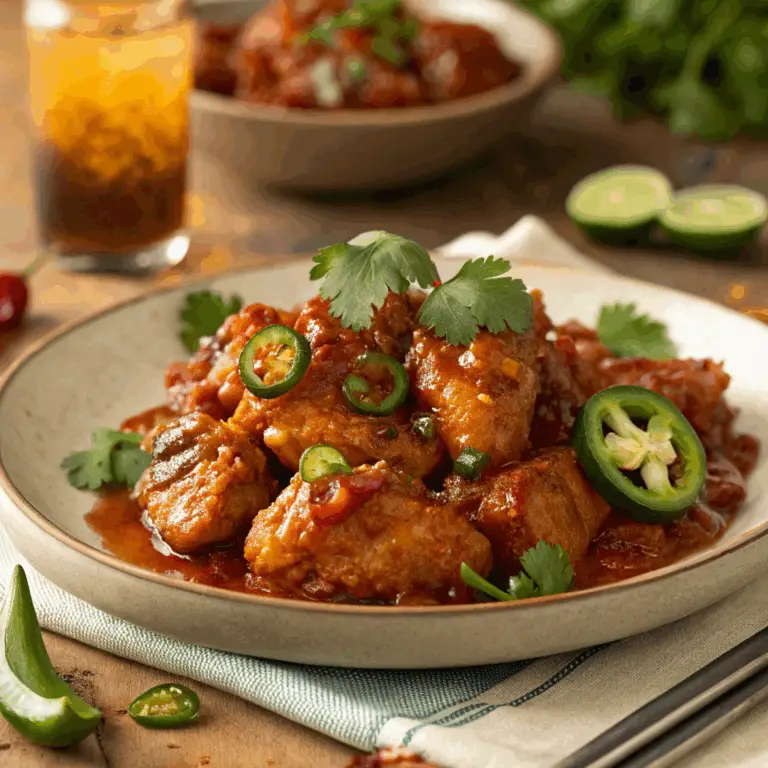 Pollo con Salsa Dulce de Chile: ¡Delicioso, Picante y Perfecto para una Comida Sabrosa! 🍗🌶️🍯