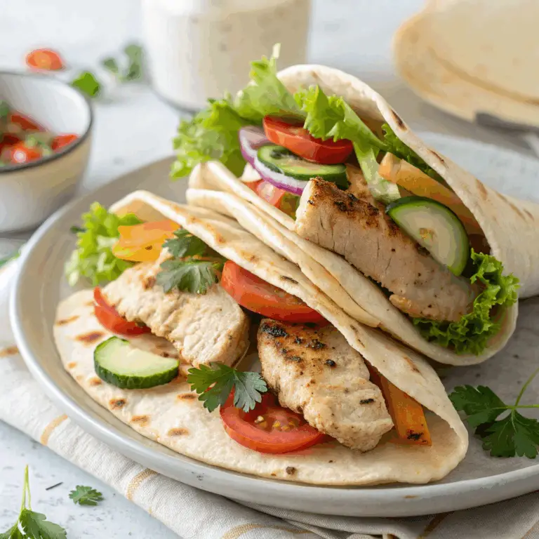 Shawarma de Pollo Fácil: ¡Un Plato Exquisito y Lleno de Sabor en Casa! 🍗🌯🥙