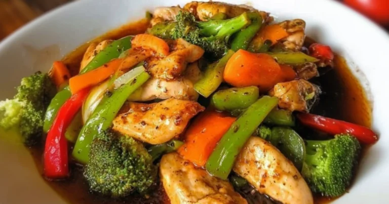 Salteado de Pollo con Verduras: La Receta Fácil, Saludable y Deliciosa Que No Puede Faltar en Tu Cocina