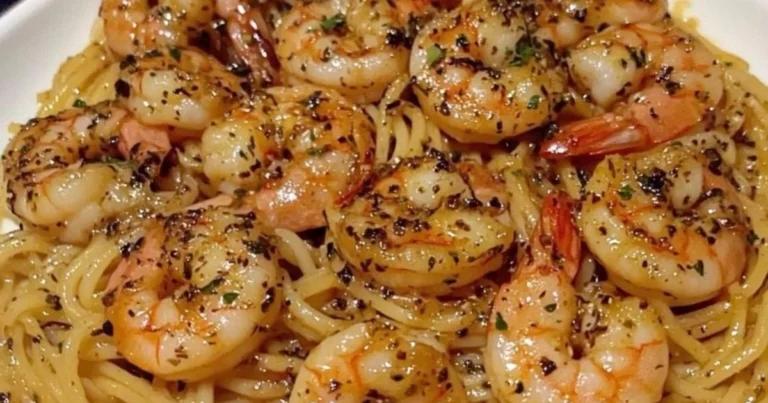 Espaguetis con gambas y champiñones al ajillo: receta mediterránea fácil, ligera y deliciosa