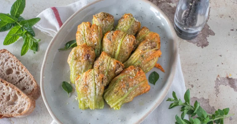 Flores de Calabaza Rellenas de Ricota y Calabacín: Receta Fácil, Saludable y Gourmet