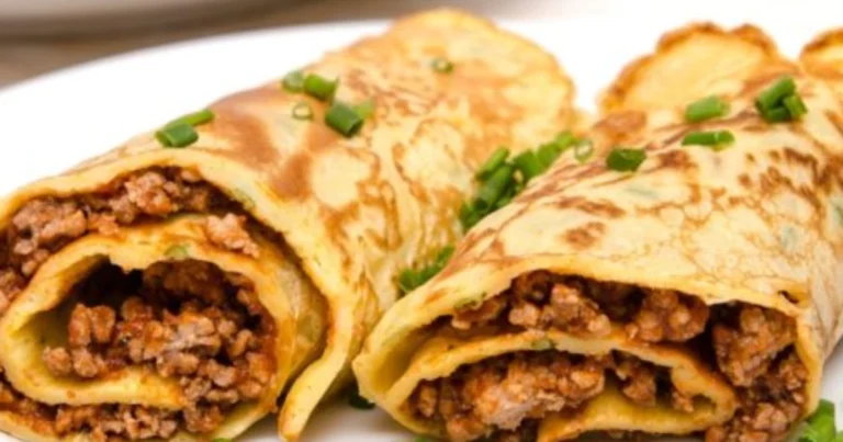 Panqueques de calabacín rellenos de carne y queso: una receta deliciosa y saludable