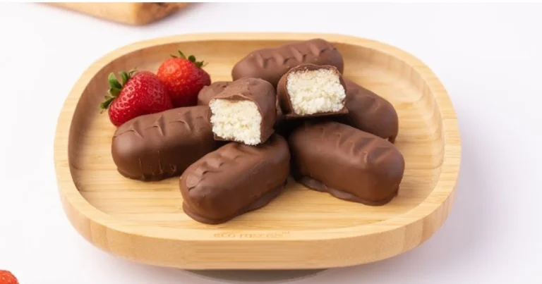 barritas saludables de coco y chocolate sin azúcar