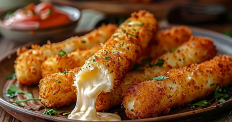 Palitos de Mozzarella estilo Nashville Hot: crujientes, picantes y adictivos