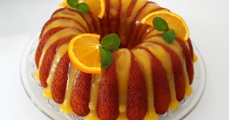 Pastel de Naranja con Glaseado: Un Toque Cítrico Irresistible para Cualquier Ocasión