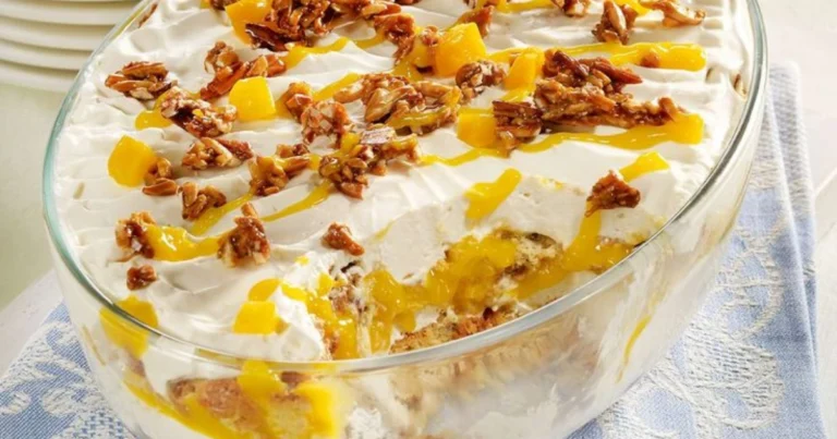 Pastel Casero de Durazno con Cobertura Cremosa: Receta Veraniega Irresistible