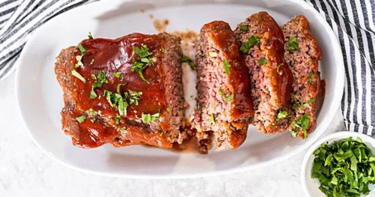 Meatloaf a la parrilla: receta jugosa, con glaseado BBQ irresistible