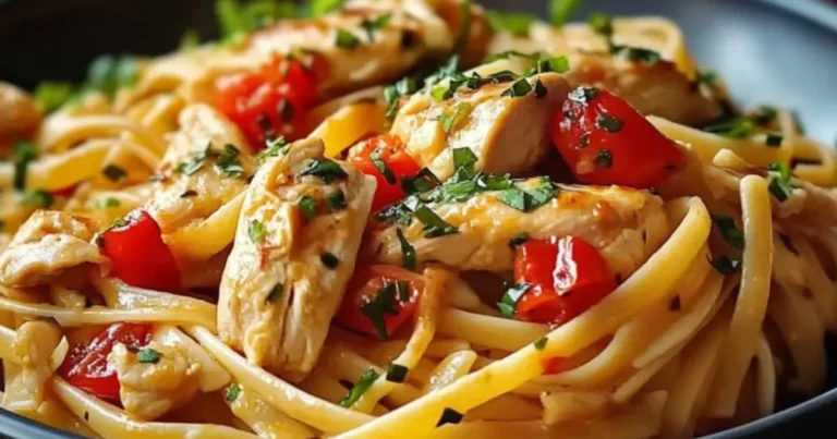 Cowboy Butter Chicken Linguine: una receta cremosa, rápida y deliciosa