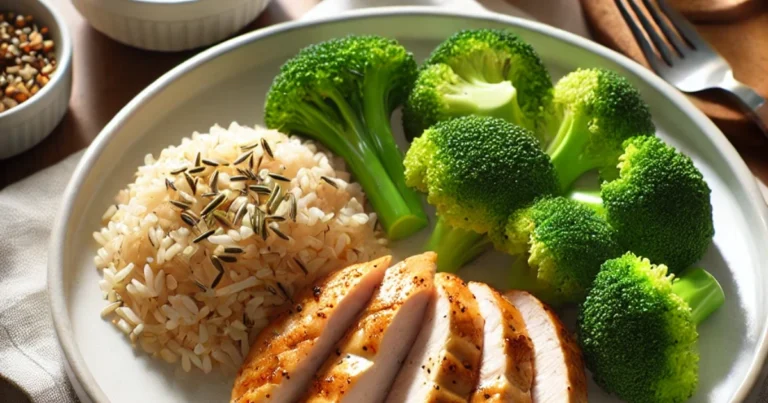 Bowl saludable de pollo con brócoli, arroz y perejil: receta nutritiva y deliciosa
