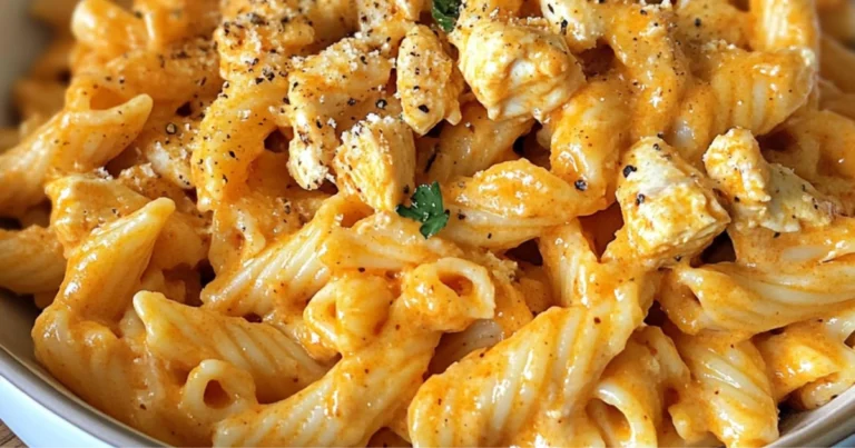 Macarrones con queso y pollo a la parmesana en una sola olla: receta casera fácil y cremosa