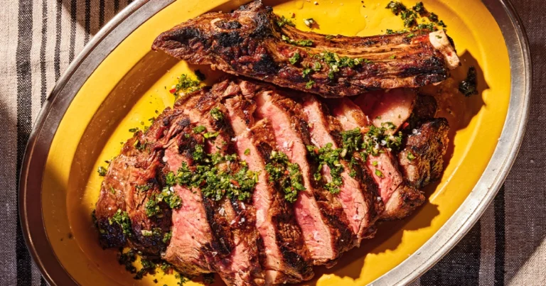 steak tomahawk al estilo reverse sear con base de ajo picante 🔥🥩