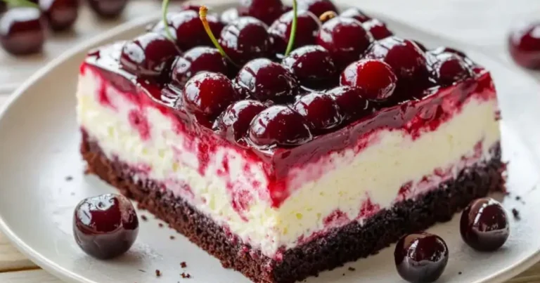 Pastel de Cereza y Chispas de Chocolate: una delicia jugosa para cualquier ocasión