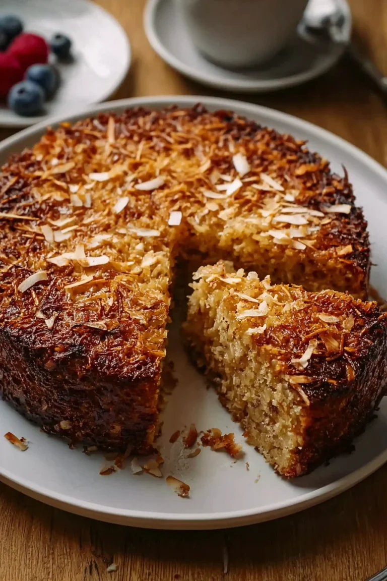 Torta Saludable Sin Horno de Manzana y Coco: ¡Lista en Minutos y Sin Gluten!