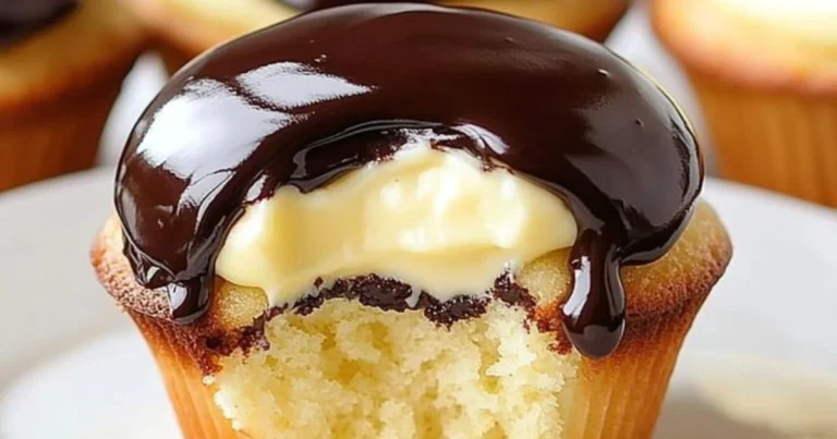 Cupcakes Boston Cream: Receta completa paso a paso