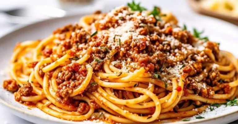 Espaguetis a la Boloñesa — Receta Clásica y Sabrosa que Encanta a Todos 🇮🇹