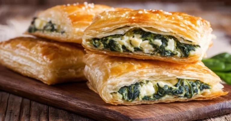 Receta de hojaldre de espinacas y queso: fácil, crujiente y deliciosa