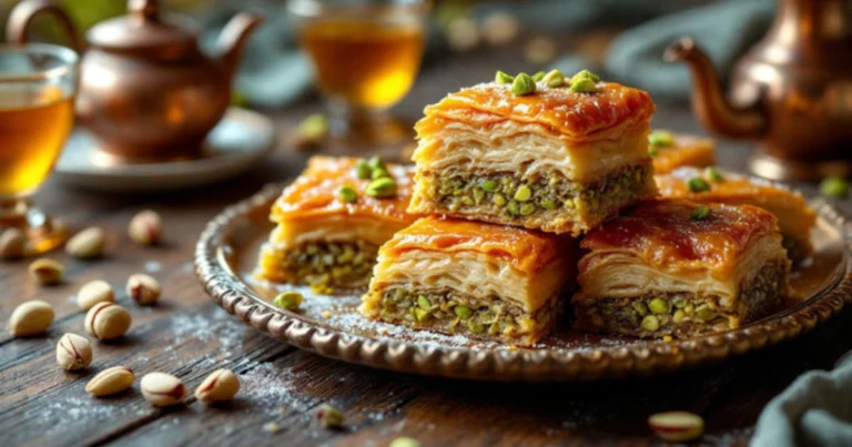 Baklava de pistacho: receta tradicional del Medio Oriente