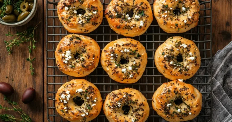 Bagels caseros con queso y romero: receta fácil y deliciosa