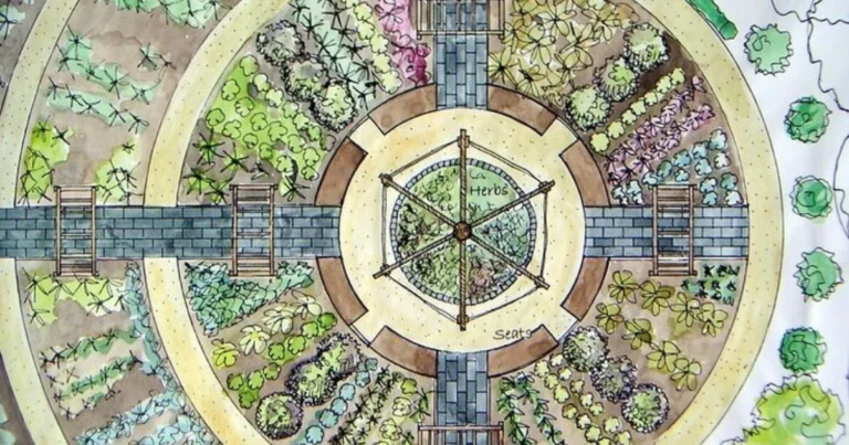 Huerto circular o mandala: una forma eficiente y armónica de cultivar