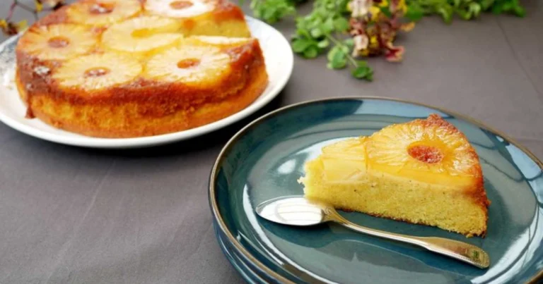 Pastel invertido de piña caramelizada: un clásico jugoso y fácil de hacer