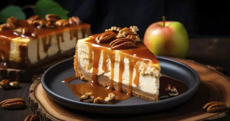 Cheesecake de plátano y caramelo con cacahuetes