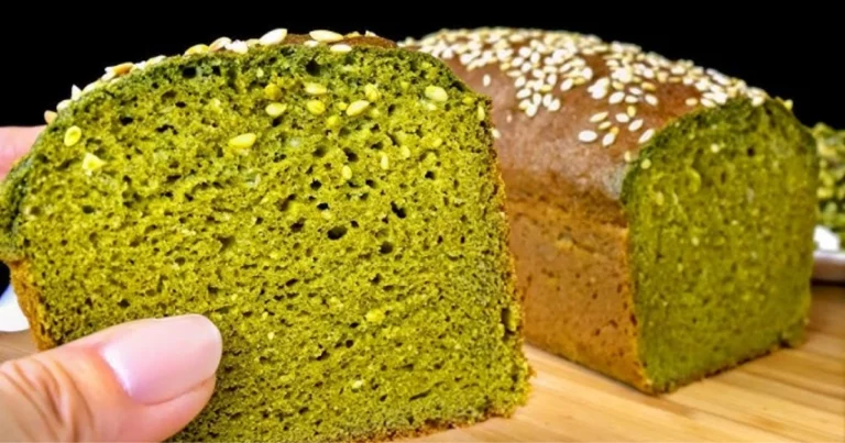 Pan verde de espinaca con semillas: receta nutritiva y original