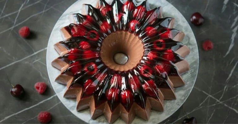 Gelatina de Chocolate con Frutos Rojos: Receta Fácil y Deliciosa