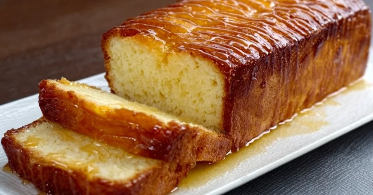 Bizcocho de limón glaseado: receta tradicional con un toque irresistible