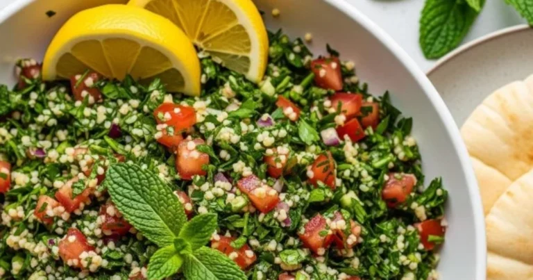 Tabulé: receta tradicional libanesa con bulgur y perejil