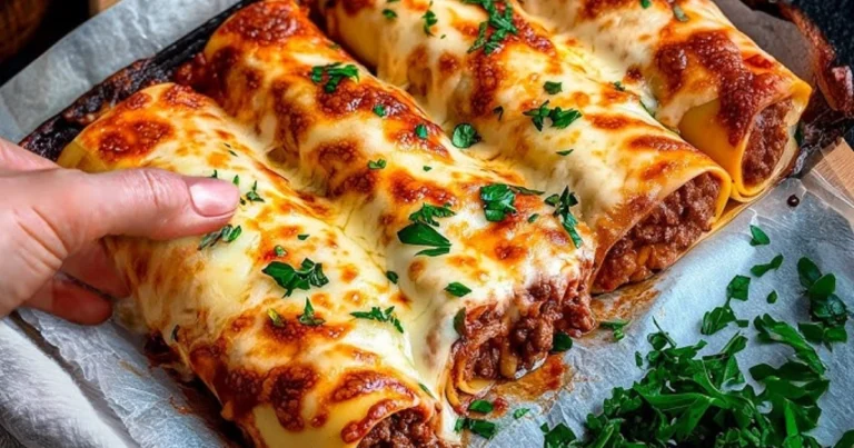 Canelones rellenos de carne con queso gratinado: receta completa paso a paso
