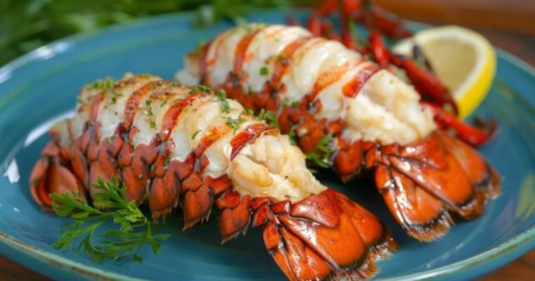 Colas de langosta a la parrilla con mantequilla de limón: receta fácil y elegante