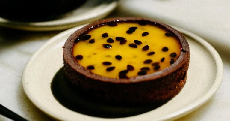 Tarteletas de chocolate y maracuyá: receta elegante y fácil de preparar