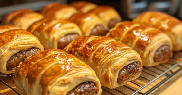 Rollitos de hojaldre con salchicha: crujientes, fáciles y perfectos para compartir