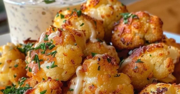 Coliflor crujiente al horno con salsa casera: receta saludable y deliciosa