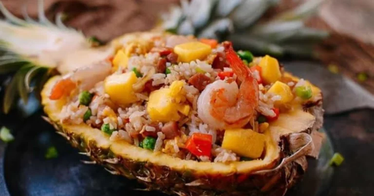 Arroz frito con piña y camarones: receta tailandesa para sorprender