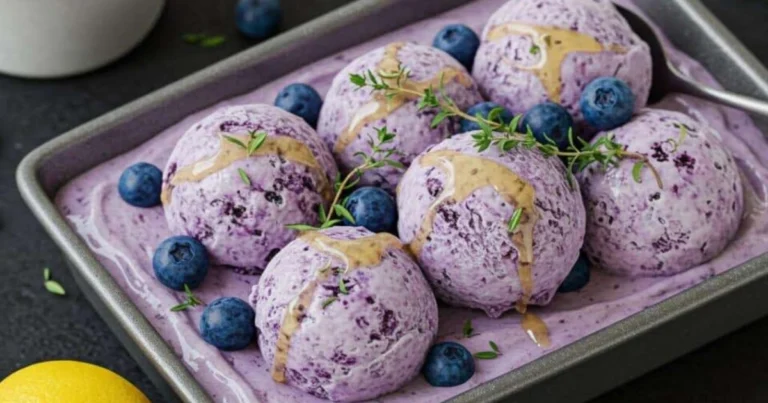 Helado casero de arándanos: receta fácil, cremosa y natural