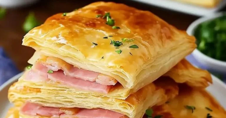 Hojaldres de jamón y queso: receta fácil, crujiente y perfecta para cualquier ocasión