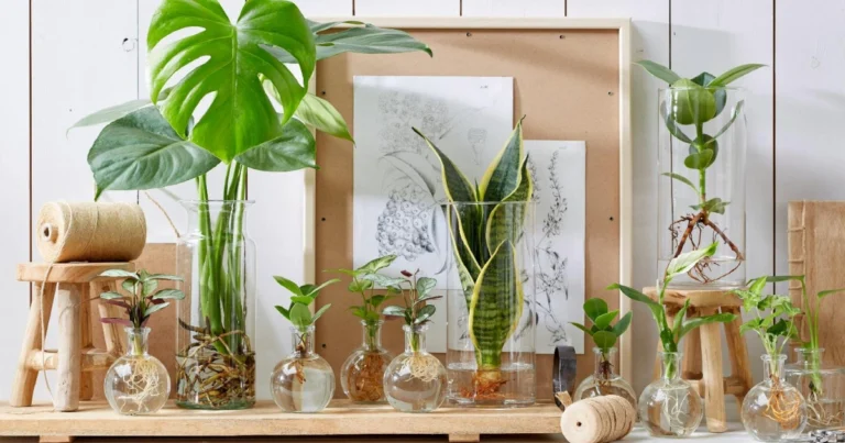 19 plantas de interior que puedes cultivar en agua