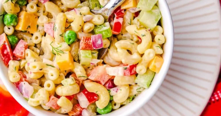 Ensalada de pasta cremosa con verduras: receta fresca y nutritiva