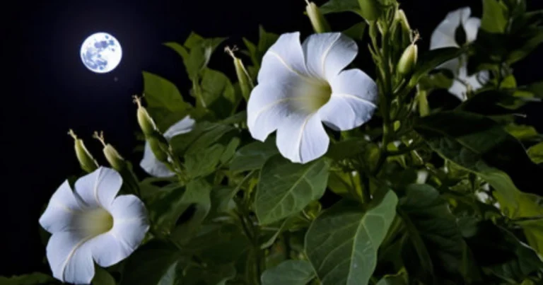20 plantas que florecen de noche y llenarán tu jardín de magia