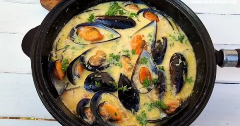 Mejillones en salsa cremosa con vino blanco: receta completa y consejos prácticos