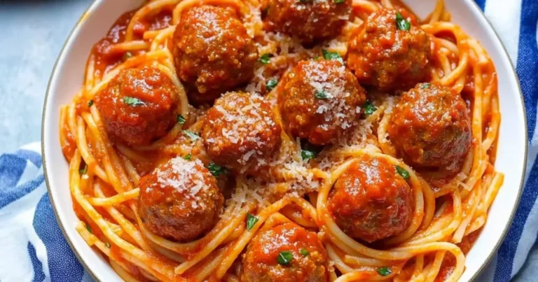Espaguetis con albóndigas en salsa de tomate: receta casera paso a paso