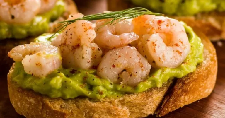 Bruschettas de gambas a la plancha con aguacate: receta fresca y elegante