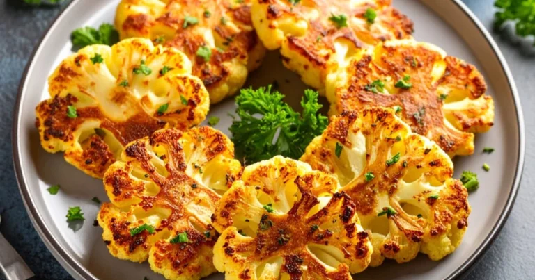 Filetes de Coliflor Dorados: Receta Saludable, Crujiente y Fácil