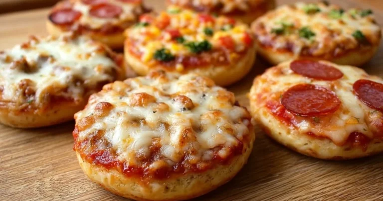 Mini pizzas esponjosas al horno: receta casera fácil y deliciosa