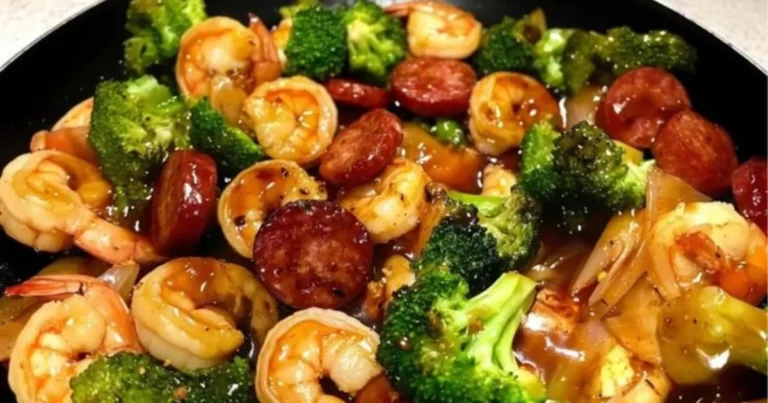 Camarones con brócoli y salchicha al ajillo: receta completa y consejos