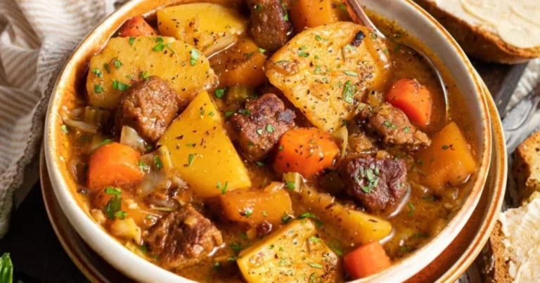 Estofado de carne con papas y zanahorias: receta tradicional y nutritiva