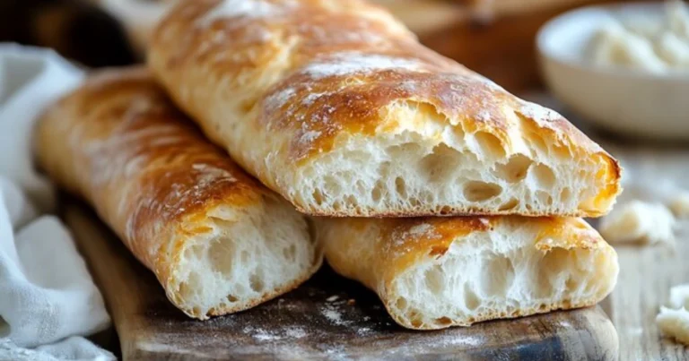 Pan Ciabatta Casero: Receta Tradicional Italiana Paso a Paso