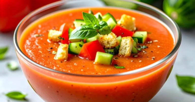 Receta completa del Gazpacho Andaluz tradicional: sabor fresco y saludable para el verano