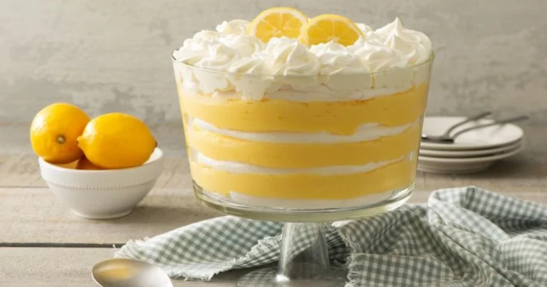Trifle de limón: postre refrescante y elegante para cualquier ocasión